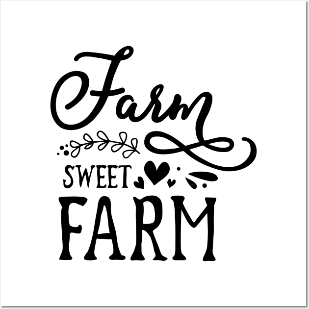 Farm sweet farm Wall Art by Ombre Dreams